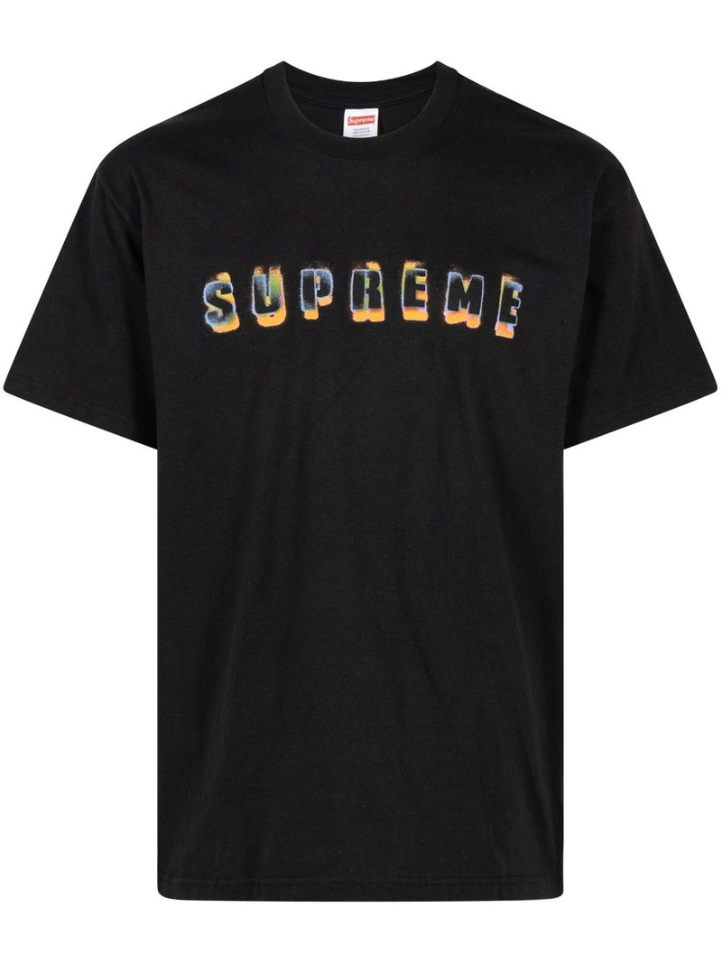 Stencil logo-print cotton T-shirt 1