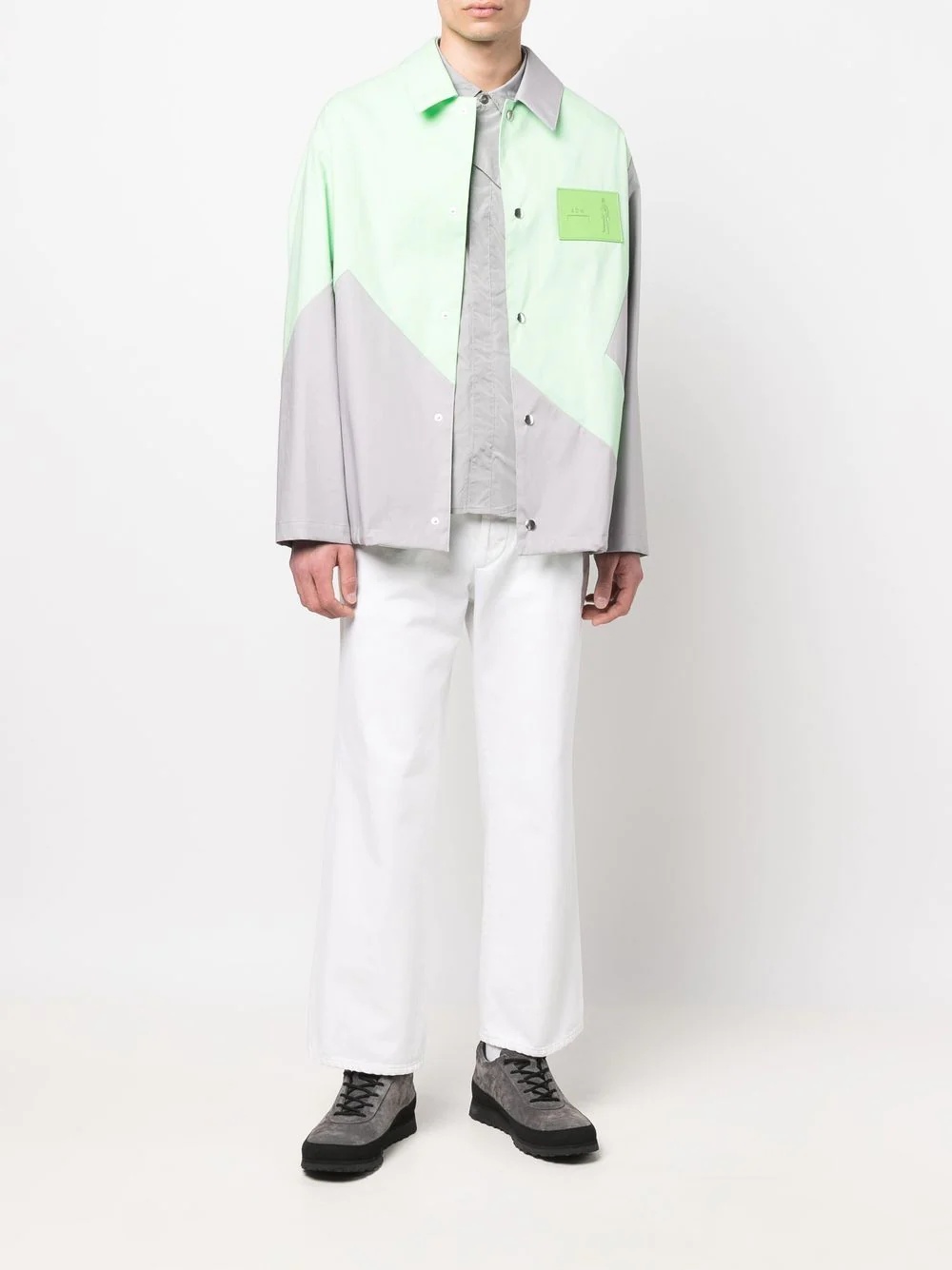 x A-COLD-WALL* two-tone overshirt - 2