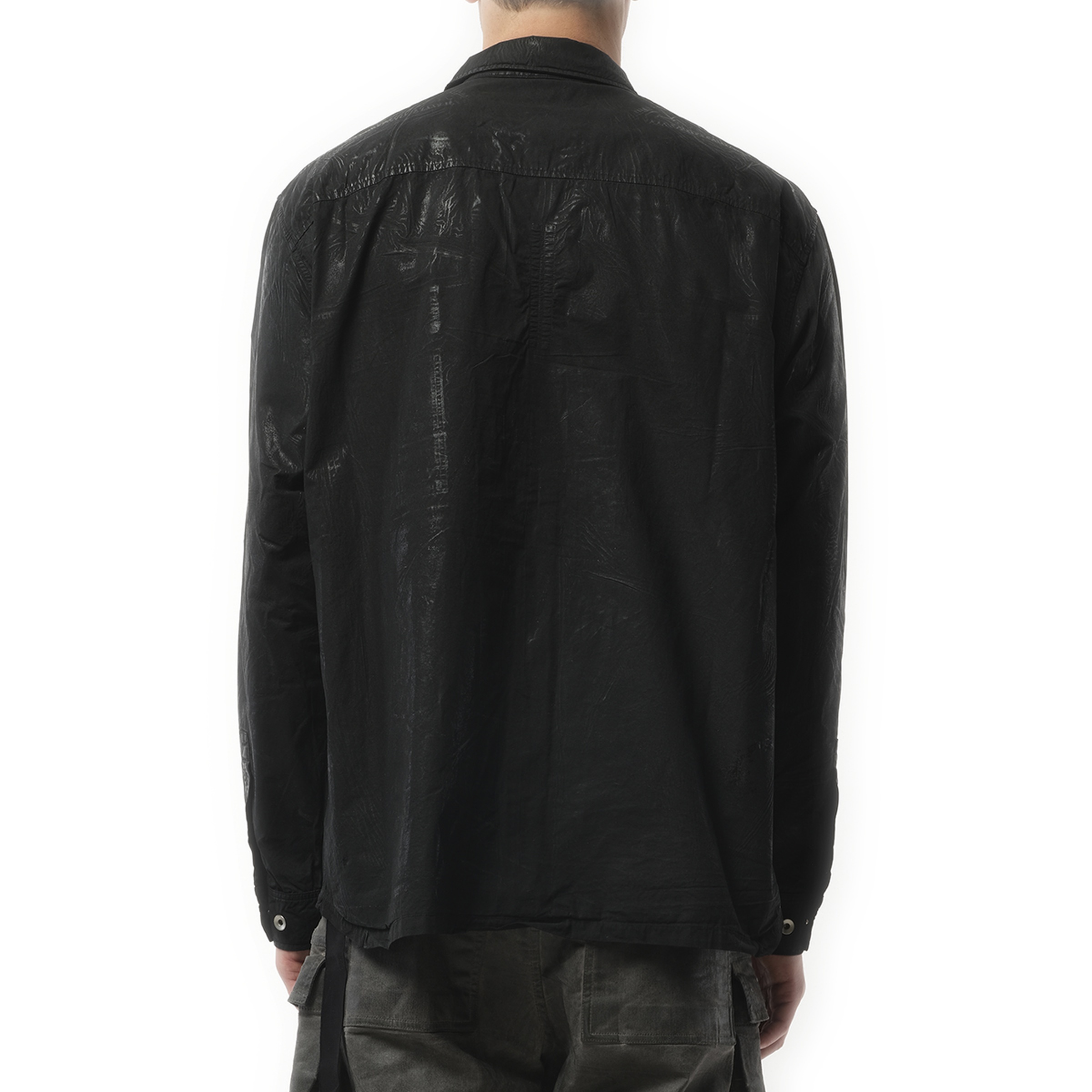 Denim Jumbo Outershirt in Black - 6