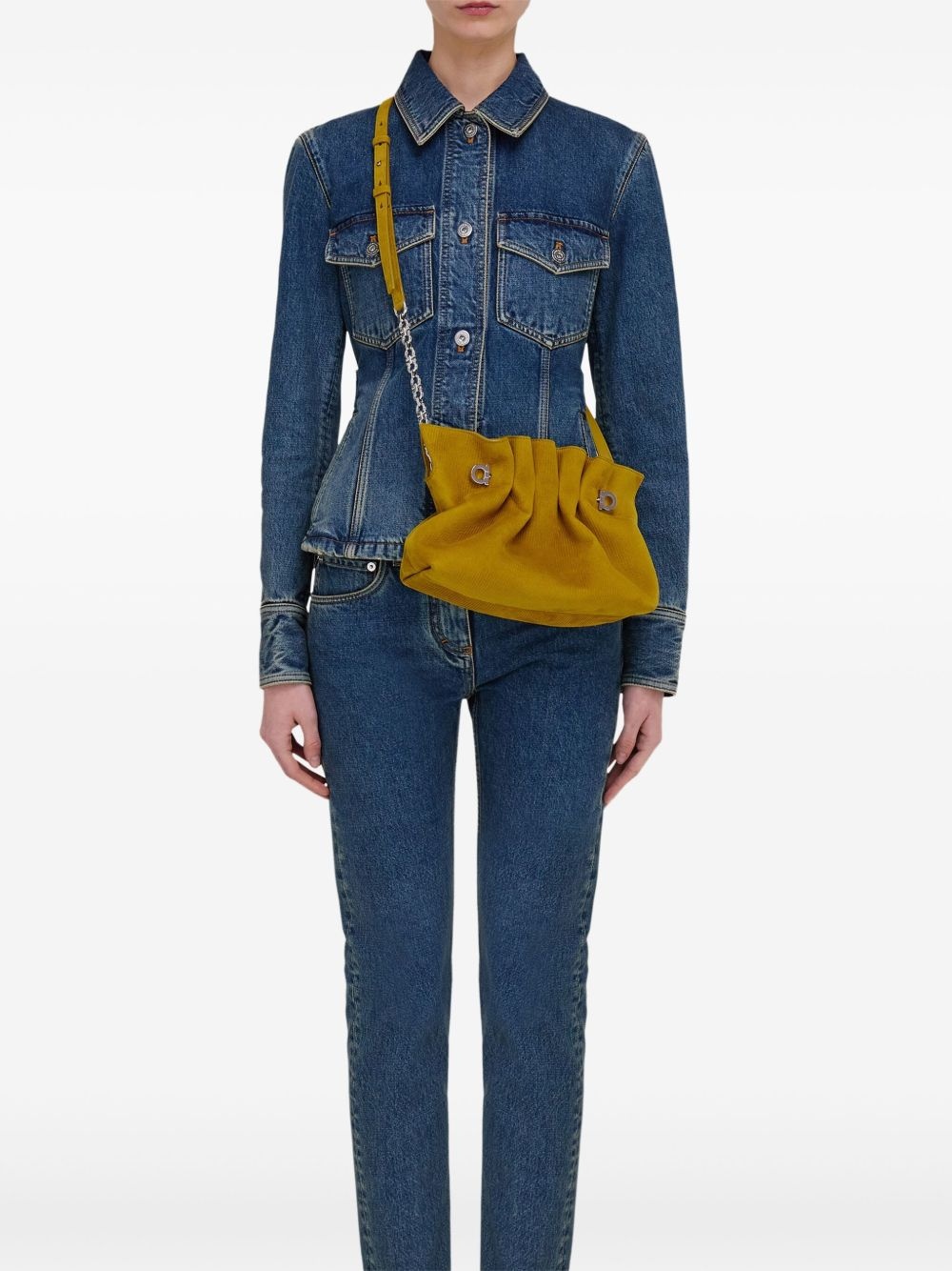 suede shoulder bag - 3