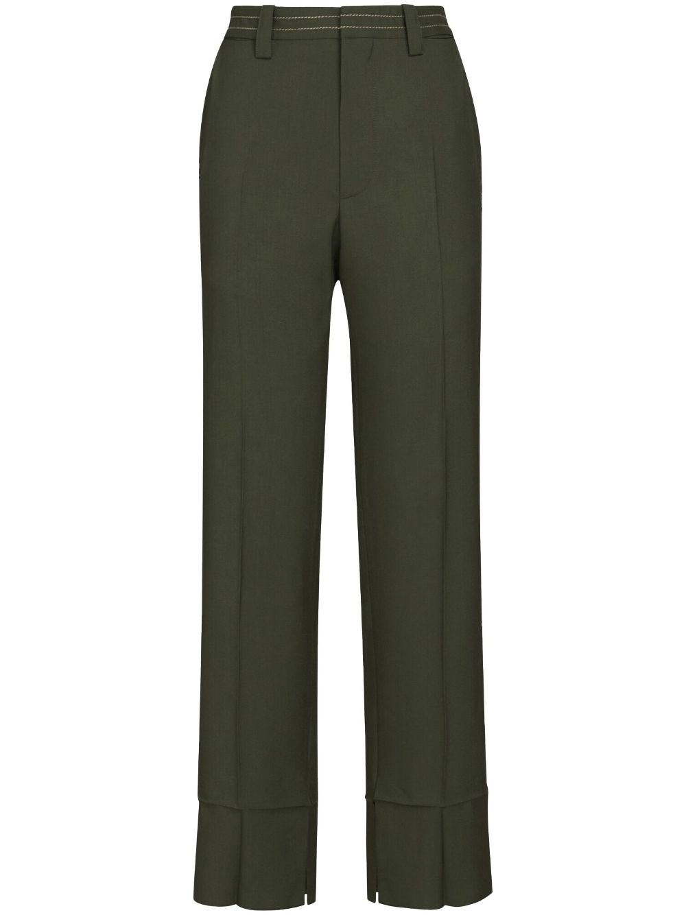 straight-leg tailored trousers - 1