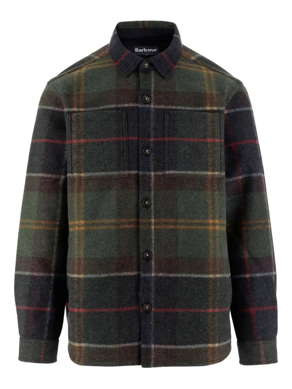 tartan shirt jacket - 1