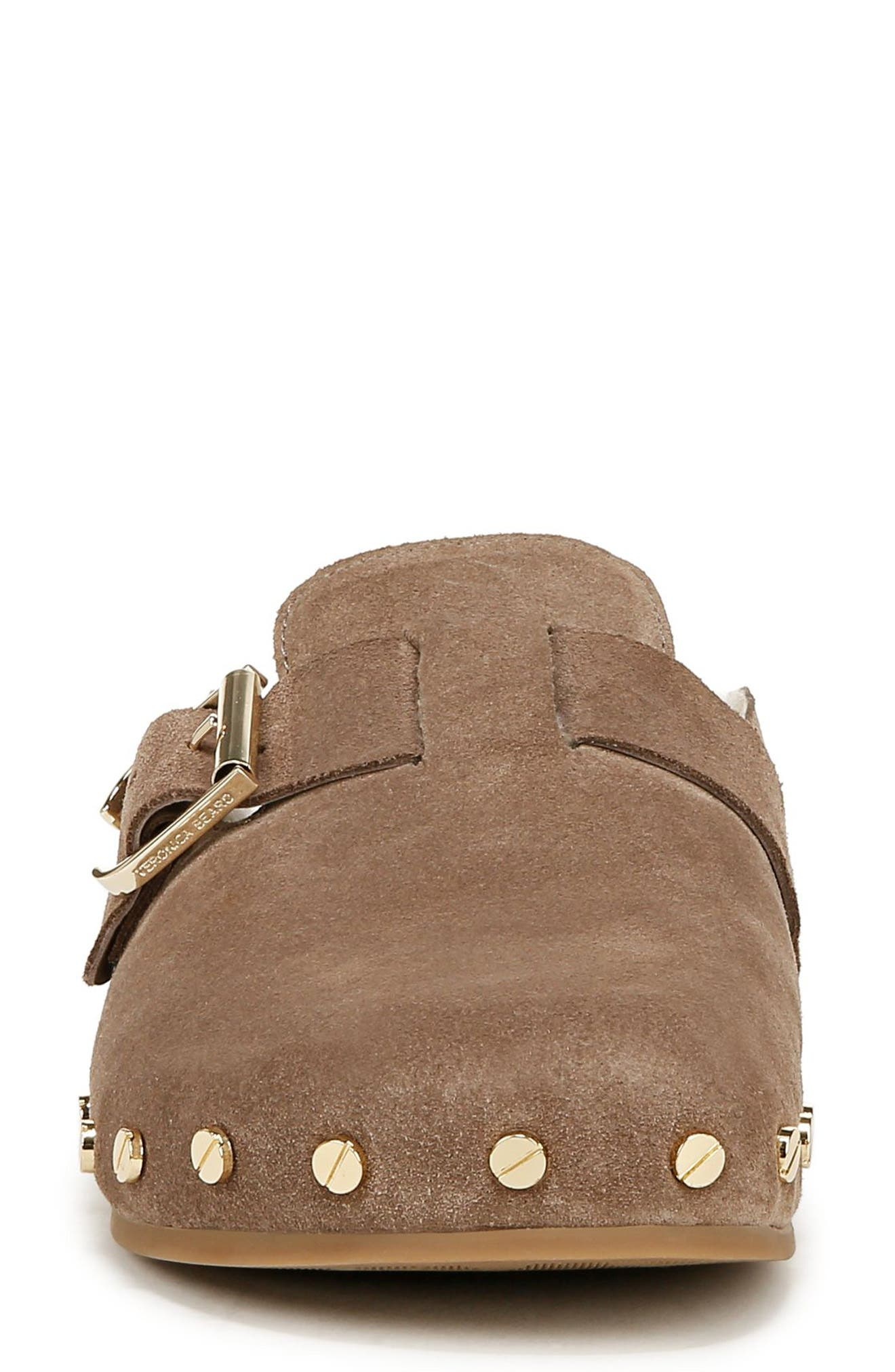 Veronica Beard Fern 2 Genuine Shearling Clog in Taupe at Nordstrom - 4