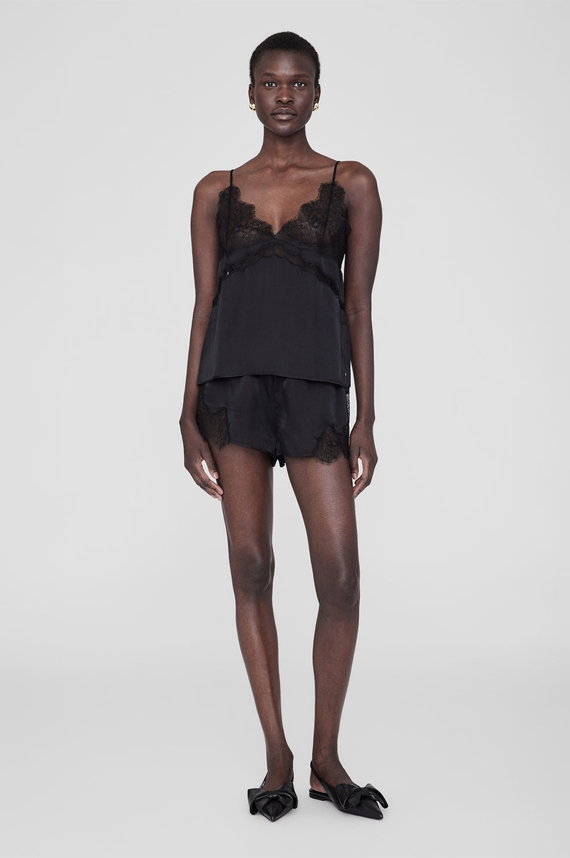 ANINE BING Farrah Short - Black outlook