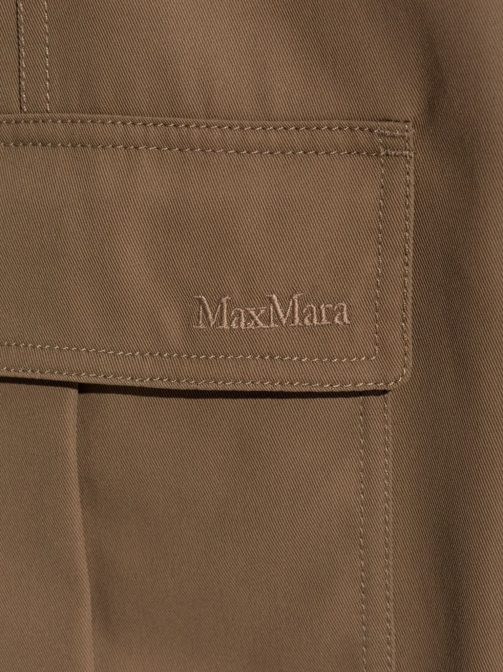 elasticated tapered trousers - 5