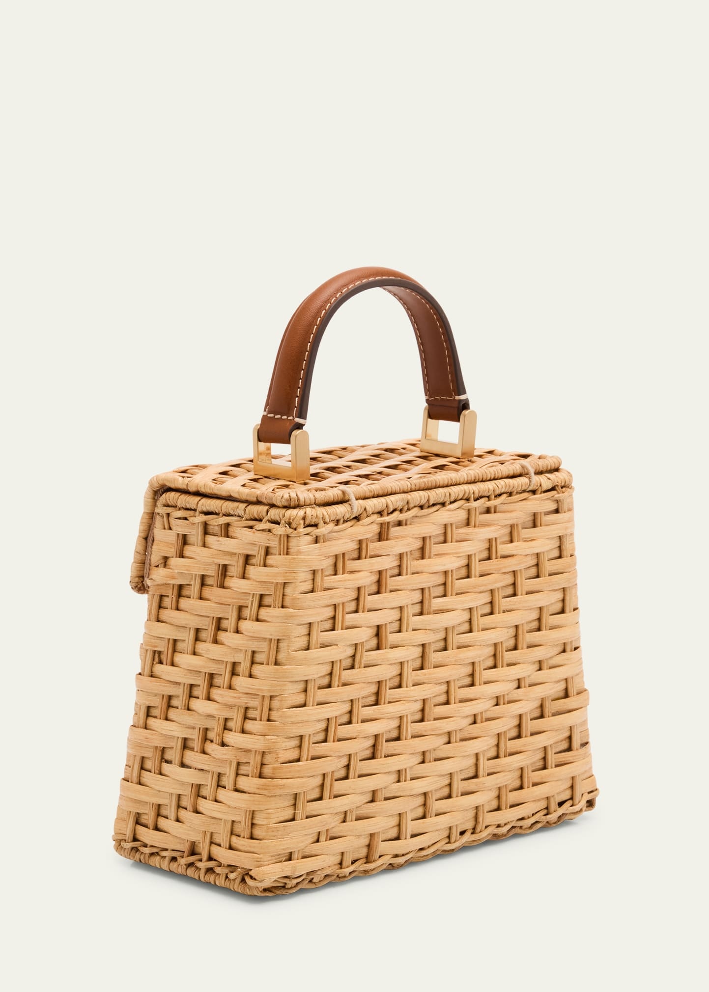 Sybil Flap Rattan Crossbody Bag - 4