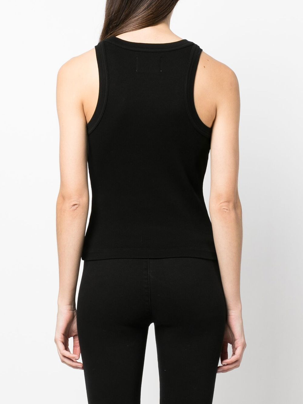 sleeveless ribbed top - 4