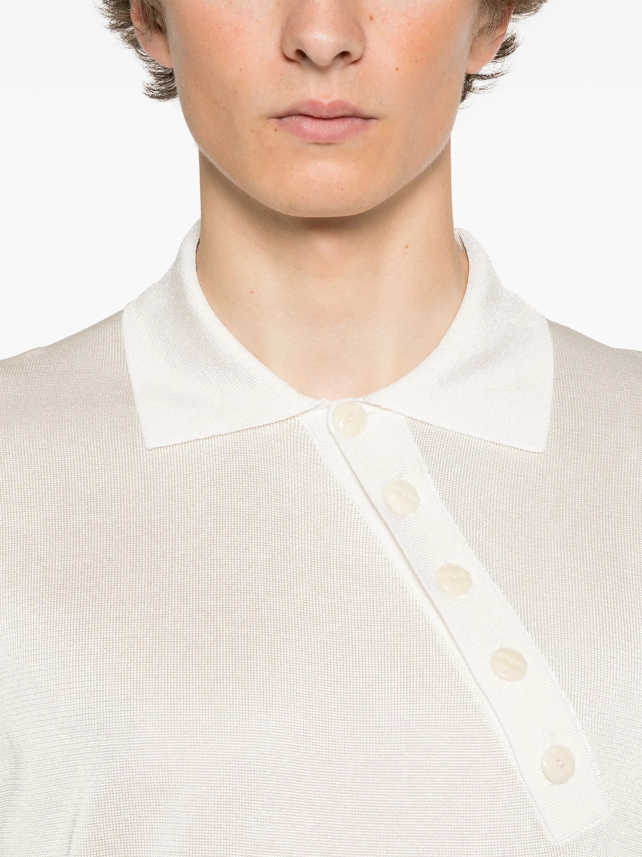Asymmetric Polo Shirt - 2