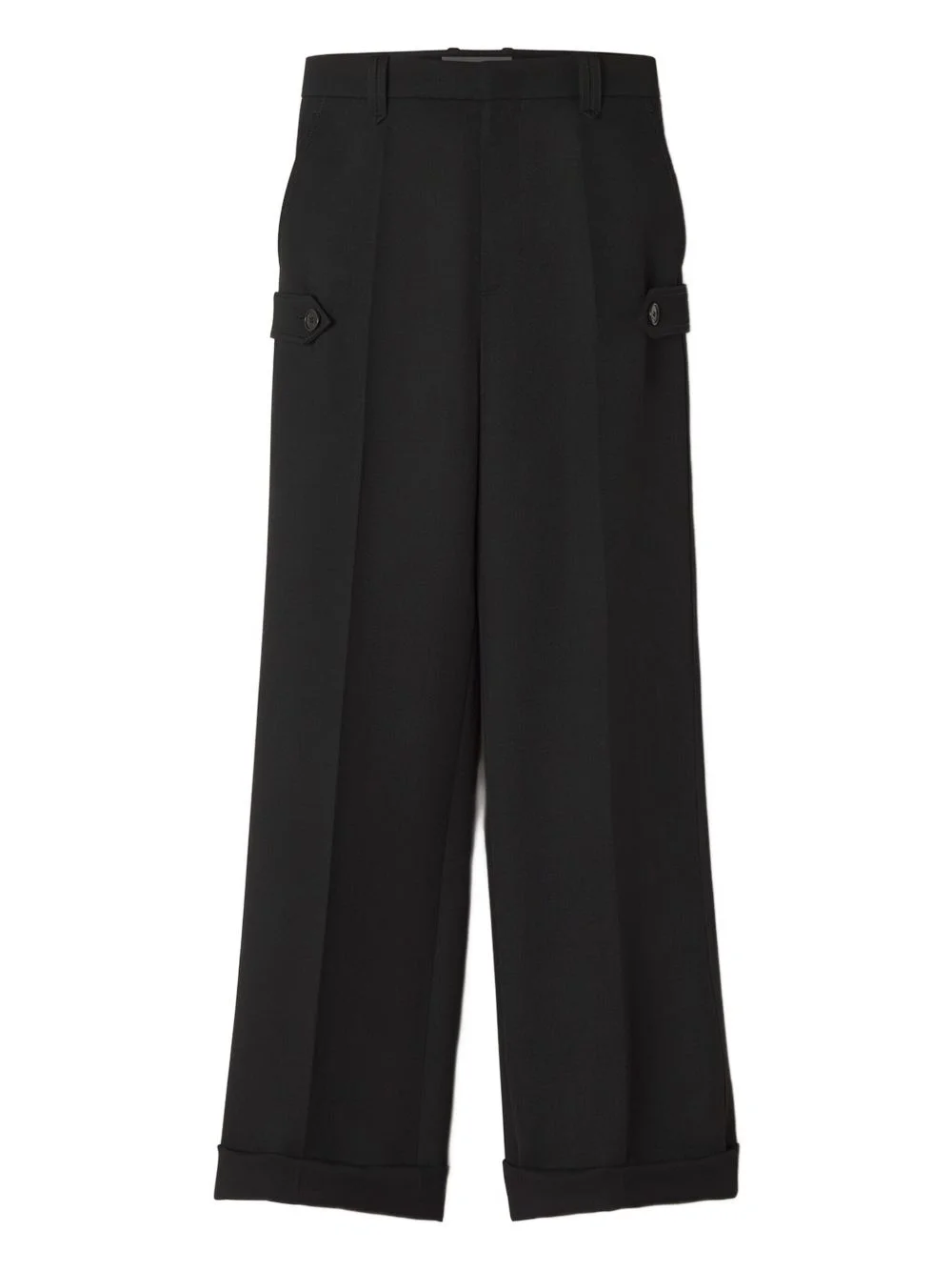 button-details trousers - 1