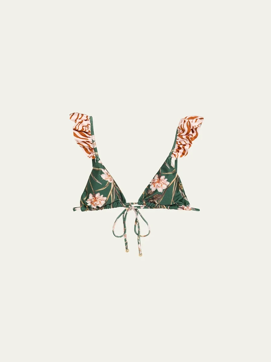 Botanic Retro Bikini Top - 1