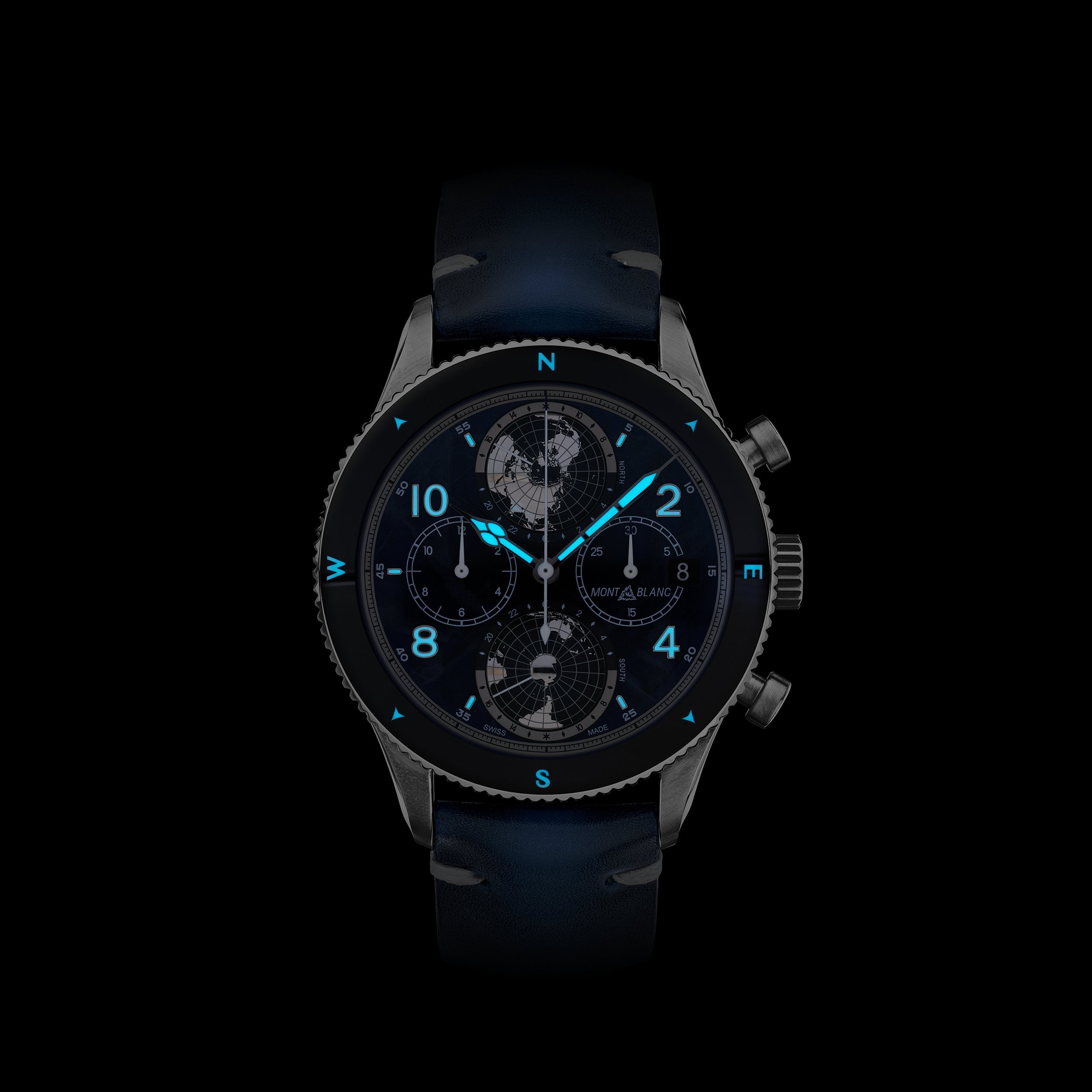 Montblanc 1858 Geosphere Chronograph 0 Oxygen Limited Edition - 290 pieces - 5