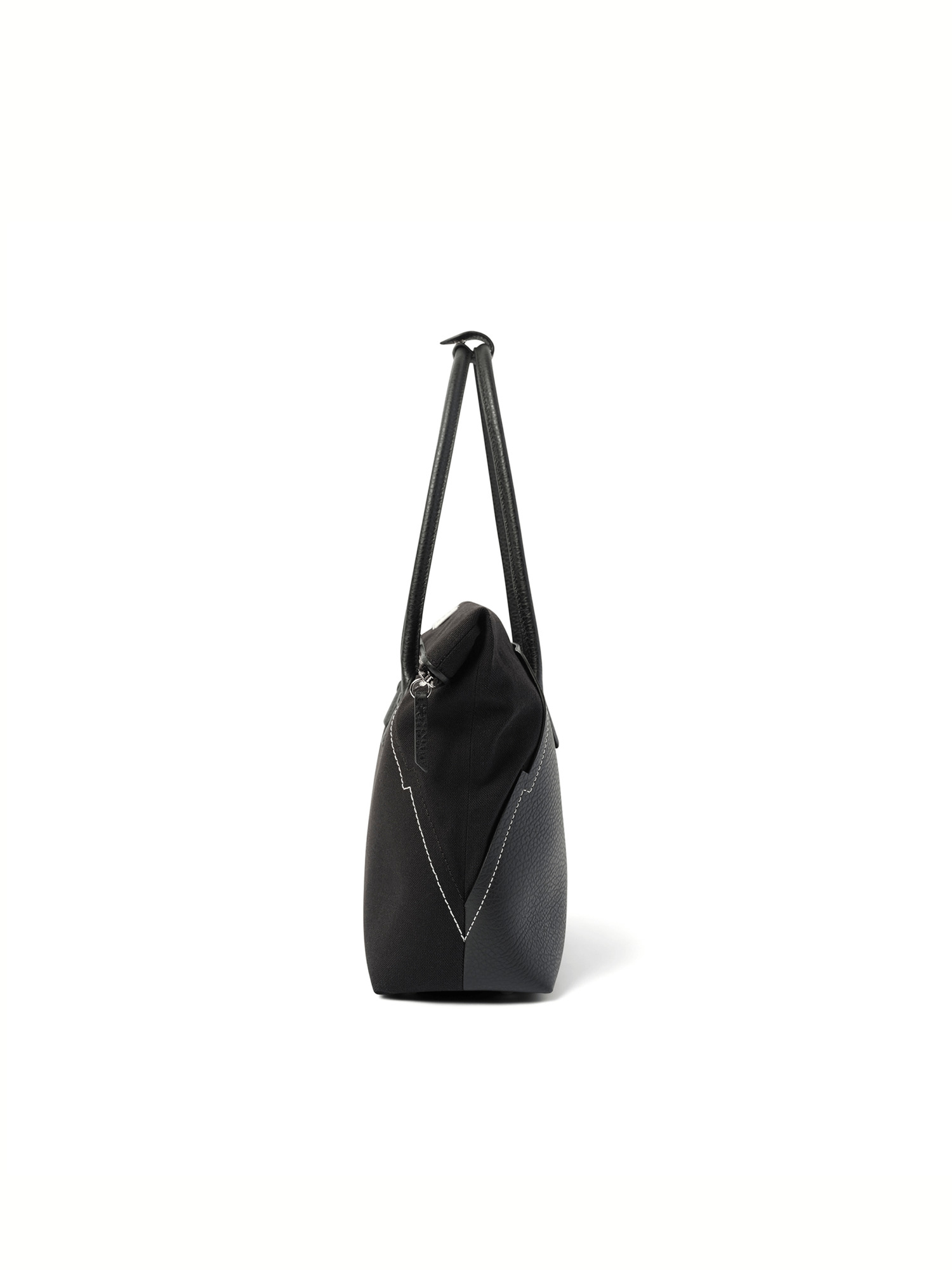 5AC Medium Shopping Bag in Black - 3