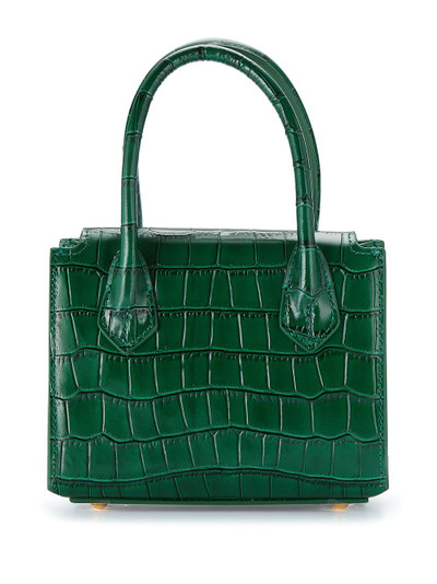 MATEO Diana croc-effect leather tote outlook