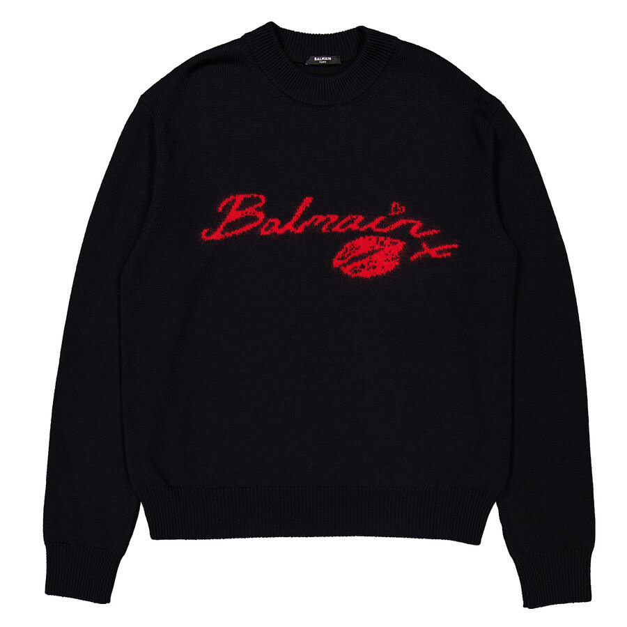 Balmain Kiss Embroidered Wool Jumper - 5
