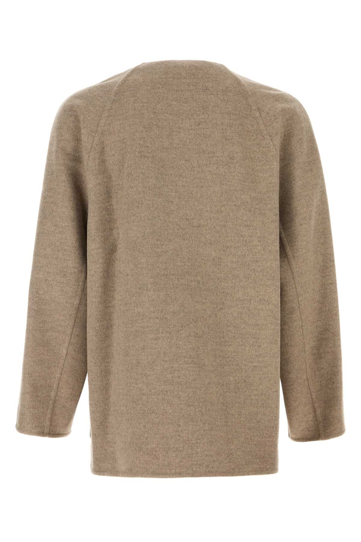 Bottega Veneta Men Dove Grey Wool Blend Cardigan - 2