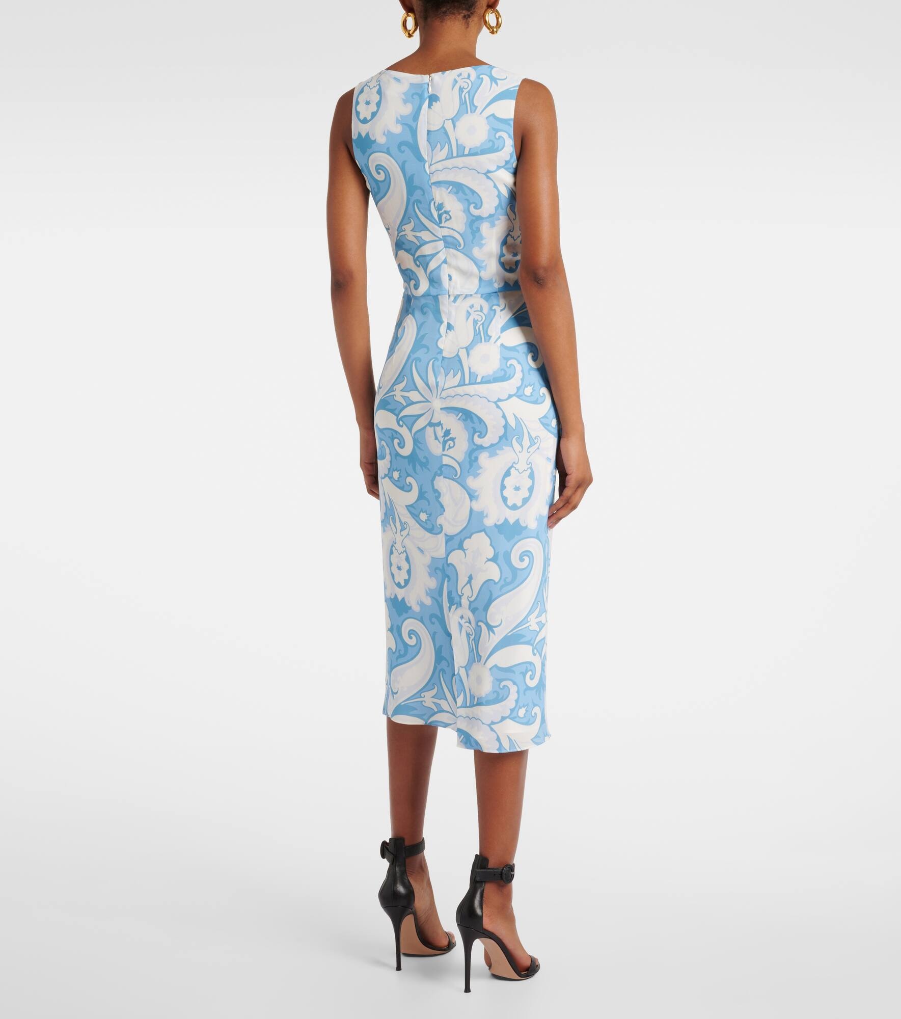Printed midi dress - 3