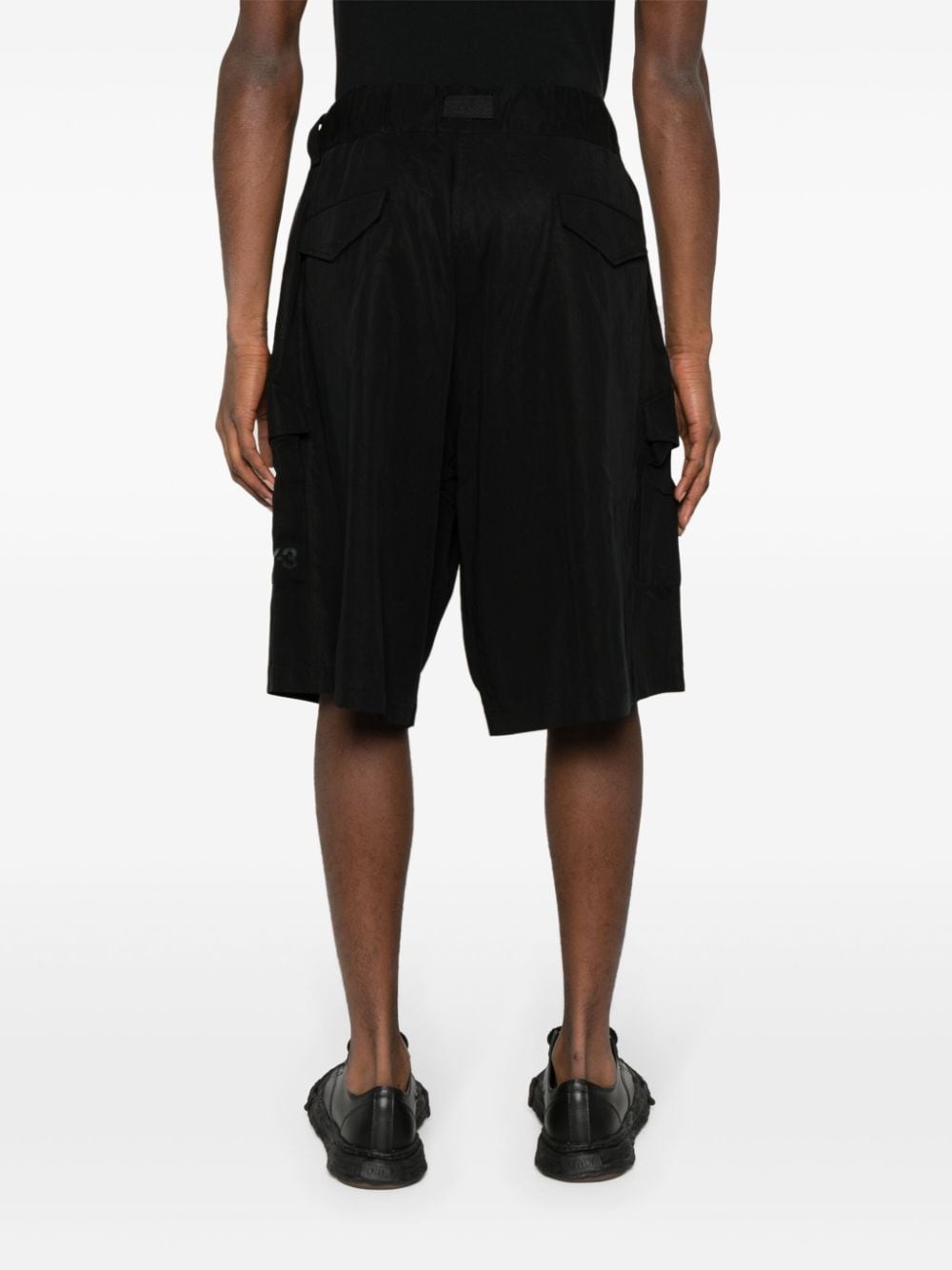 twill cargo shorts - 4