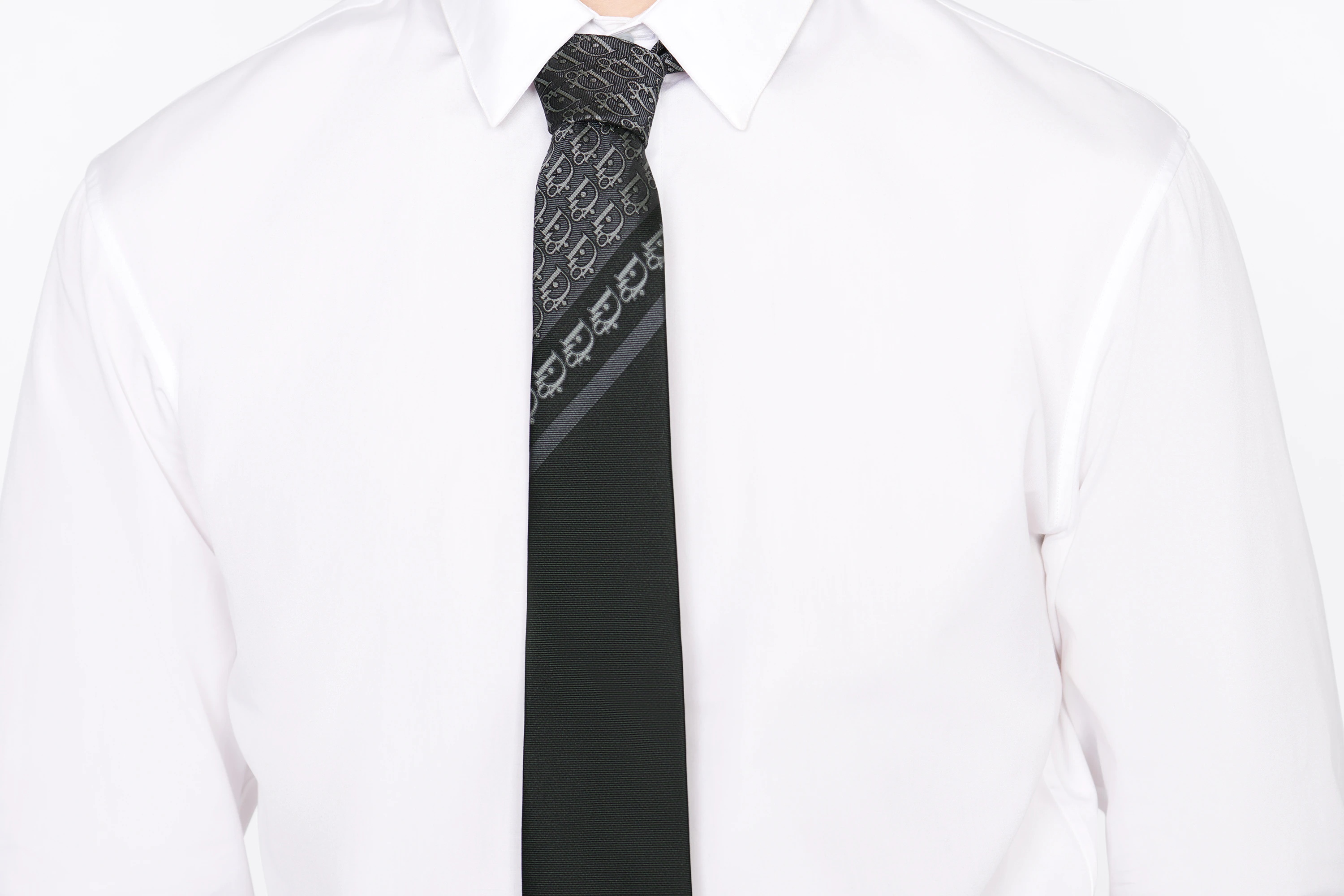 Dior Oblique Patchwork Tie - 3