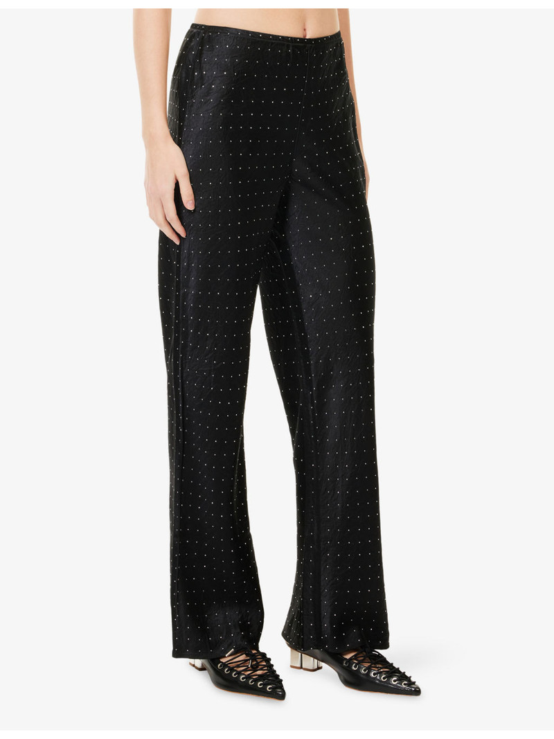 Gale Embellished Woven Trousers 3