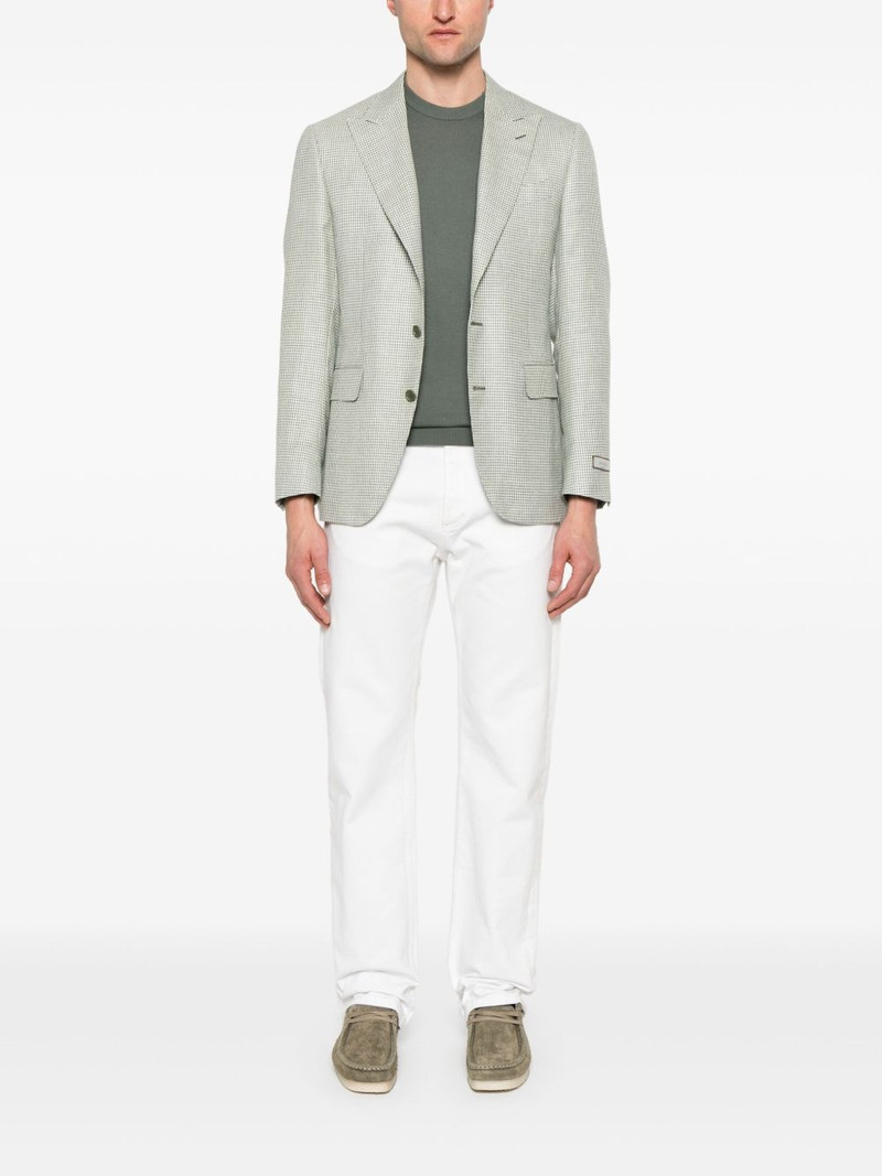 Canali houndstooth-pattern blazer outlook