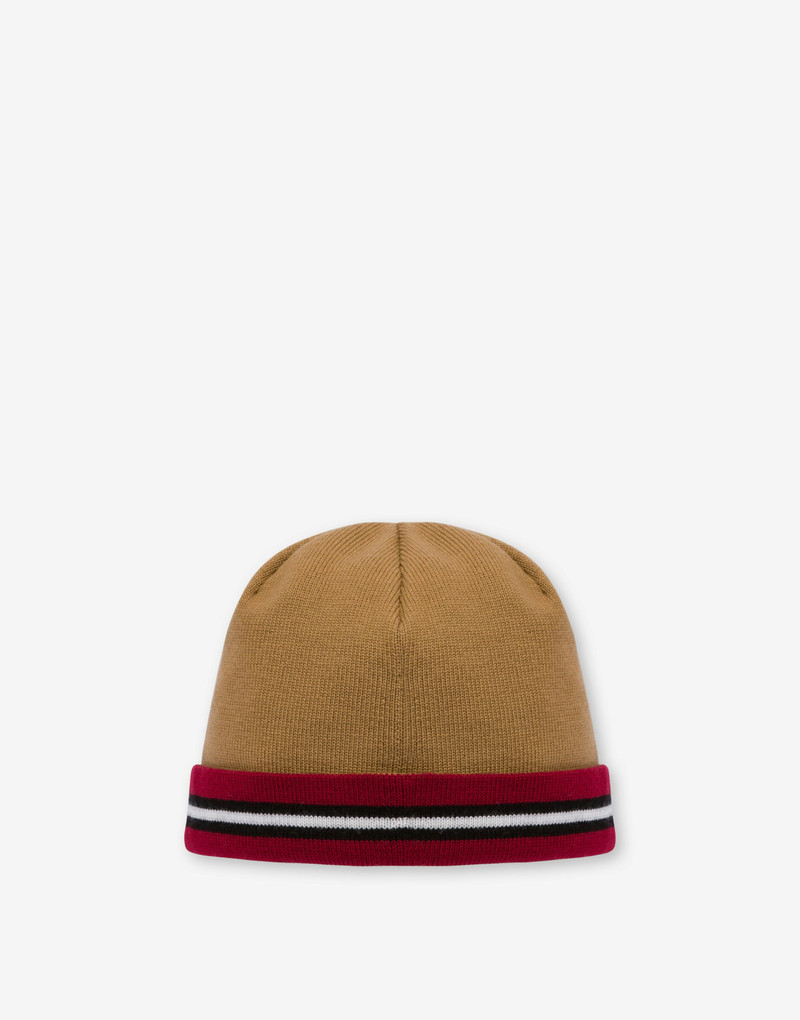 Moschino OVAL LOGO WOOL HAT outlook