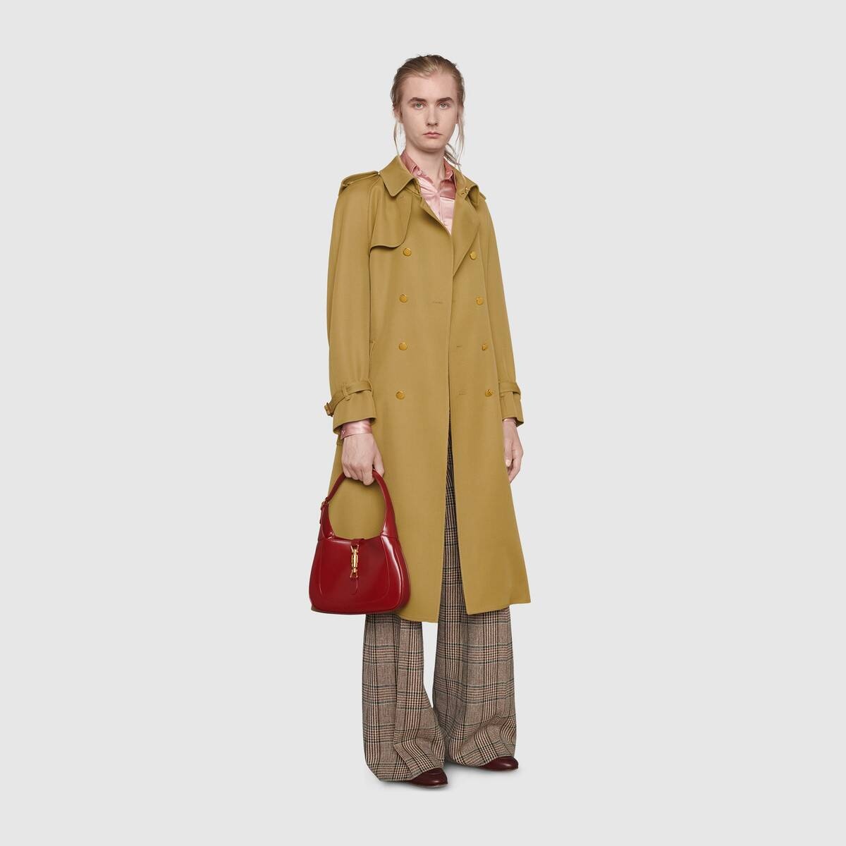 Wool trench coat with Gucci Boutique - 2