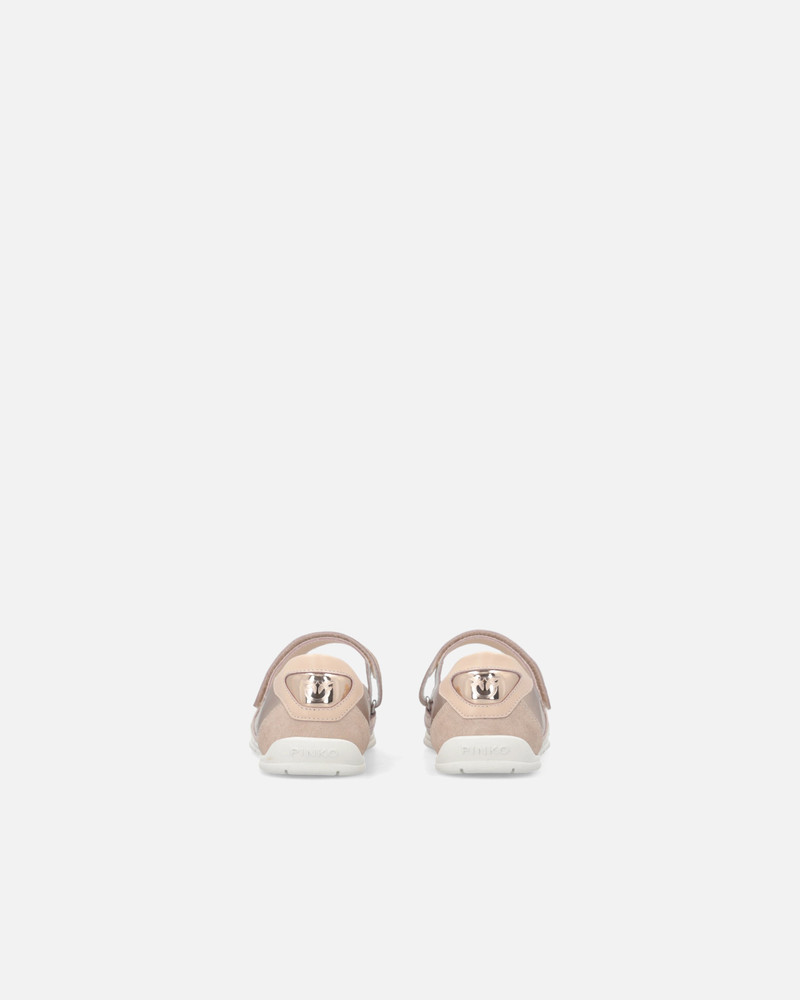 SPORTY BALLET FLATS WITH INSERTS AND PINKO LETTERING 8