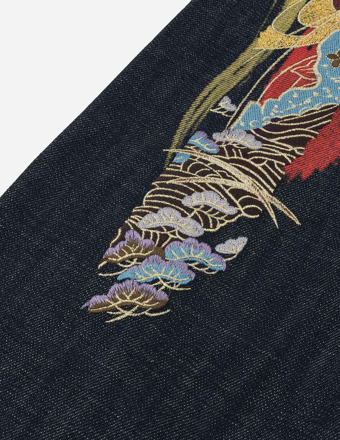 Hakutaku Daicock Embroidery Carrot Fit Jeans #2017 - 10