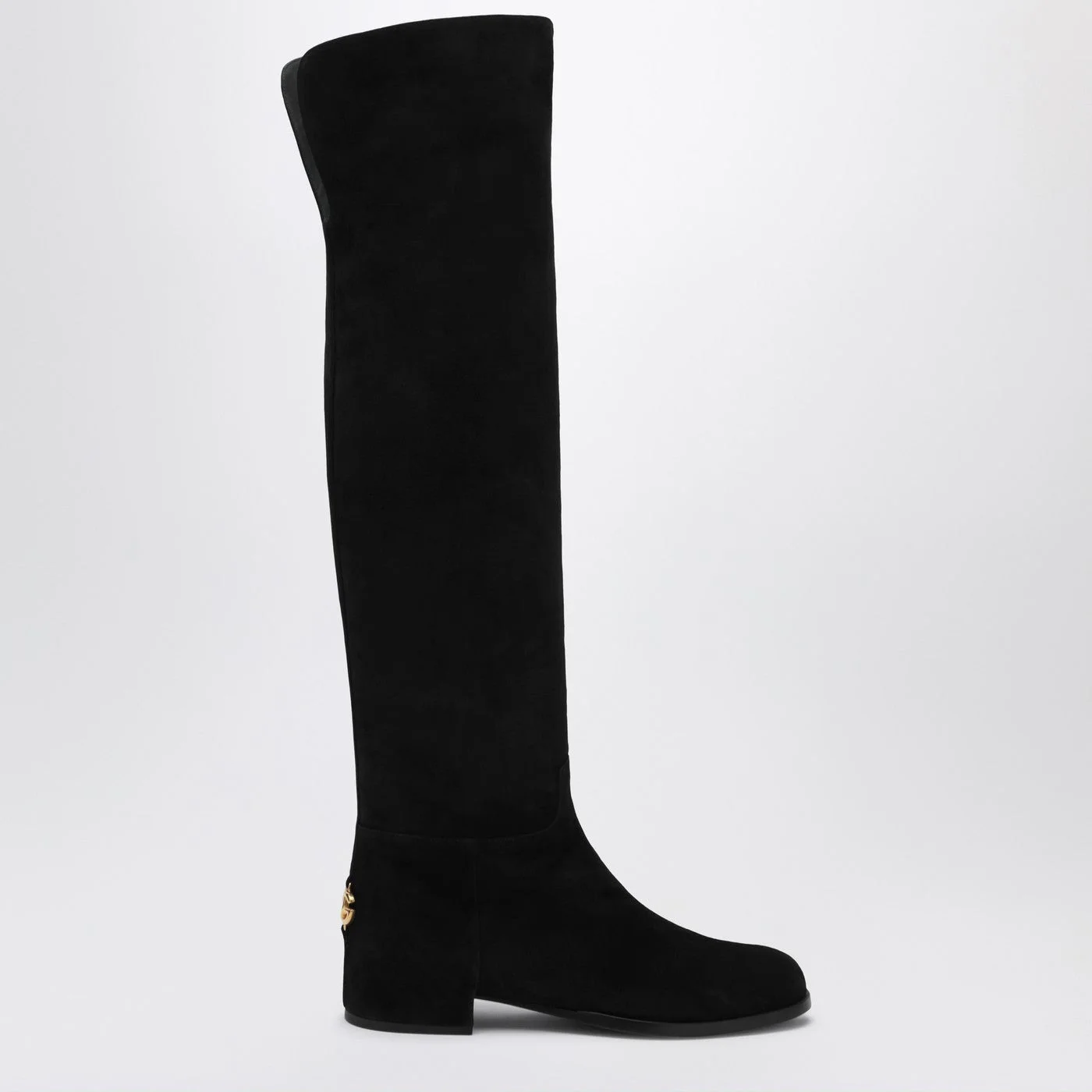 High suede boot black - 1