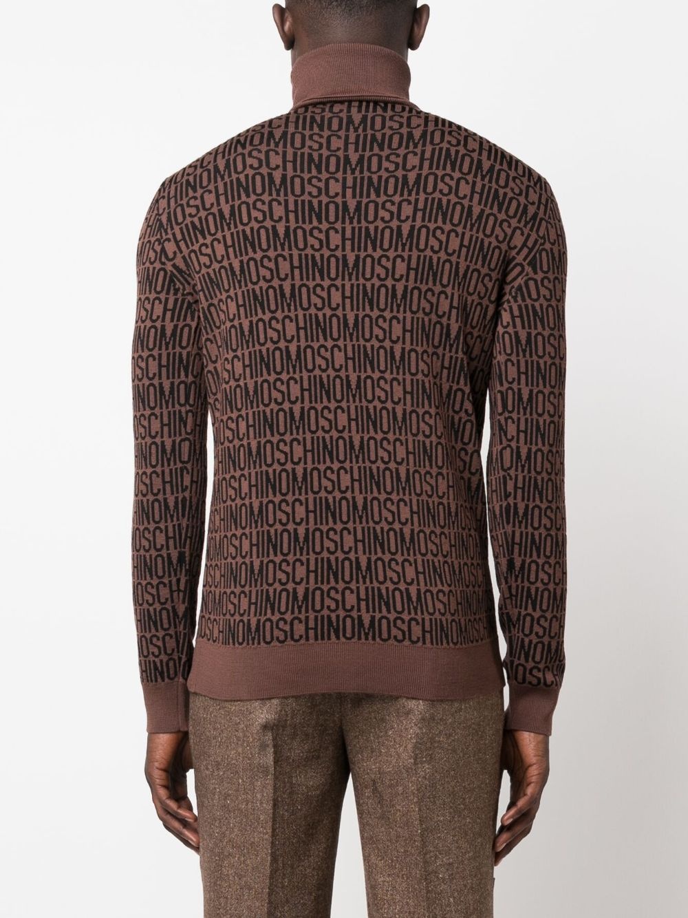roll-neck virgin wool jumper - 4