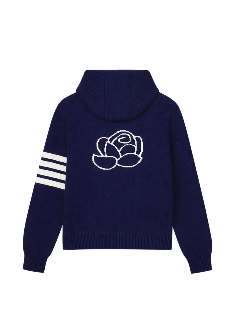 Thom Browne long-sleeve zip-up hoodie outlook