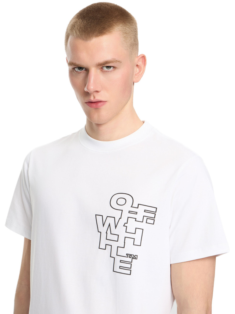 Slim Fit Outlined Signature S/S T-Shirt 4