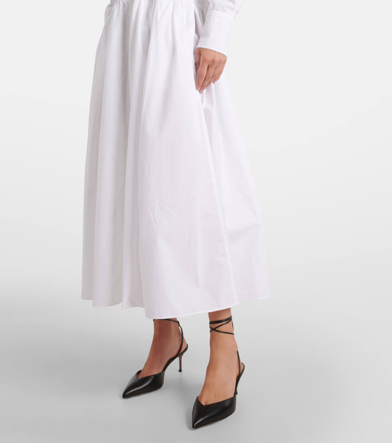 Belted cotton poplin shirtdress 5