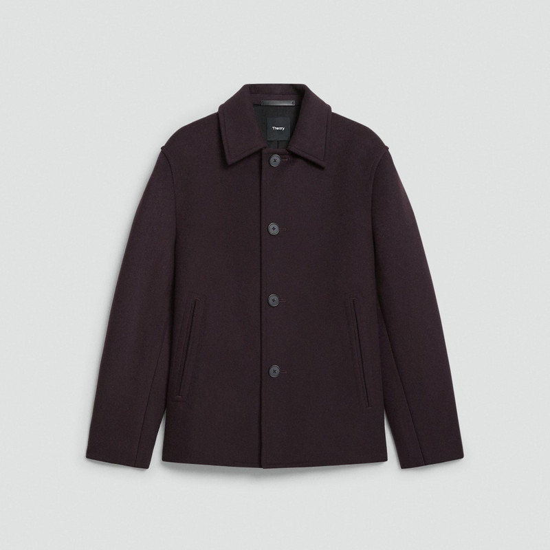 Peacoat in Plush Melton 1