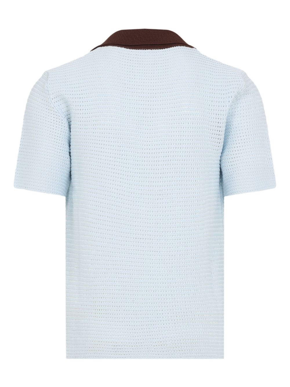 V-neck polo shirt - 2