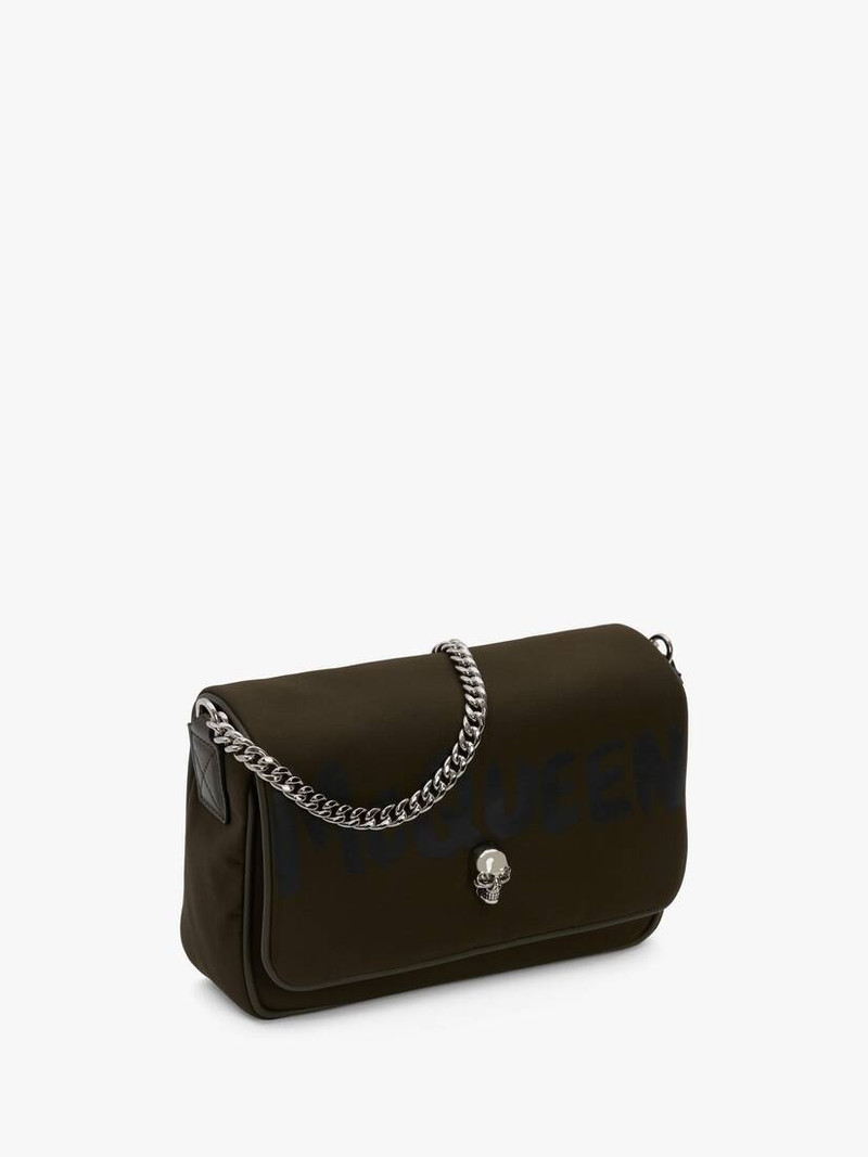 Alexander McQueen Small Skull Bag in Khaki outlook