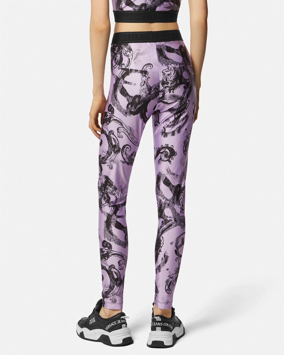 Versace Jeans Couture Watercolour Couture Leggings - Farfetch