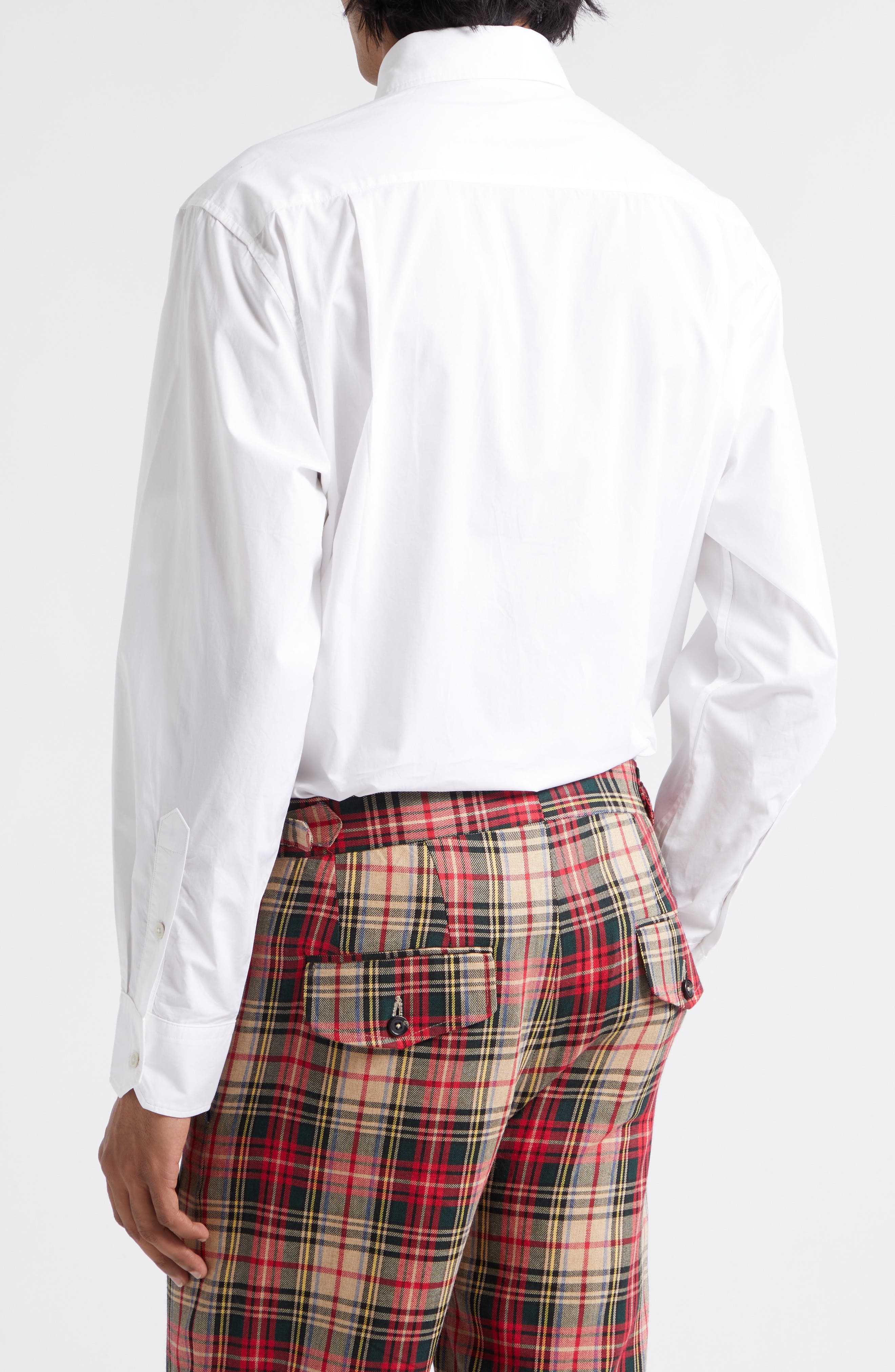Monogrammed Cotton Poplin Button-Up Shirt - 3