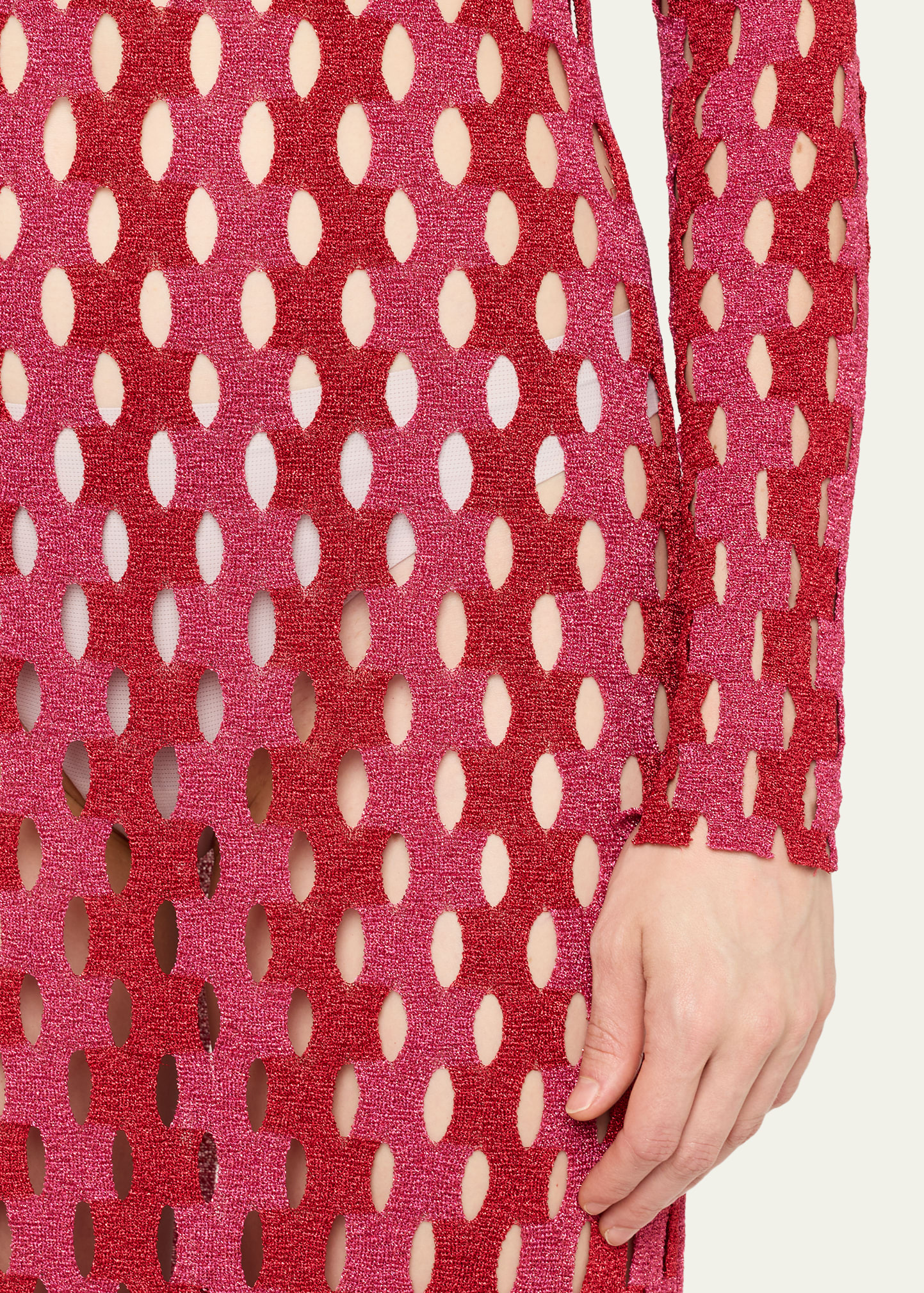 Hind Cutout Knit Maxi Dress - 5