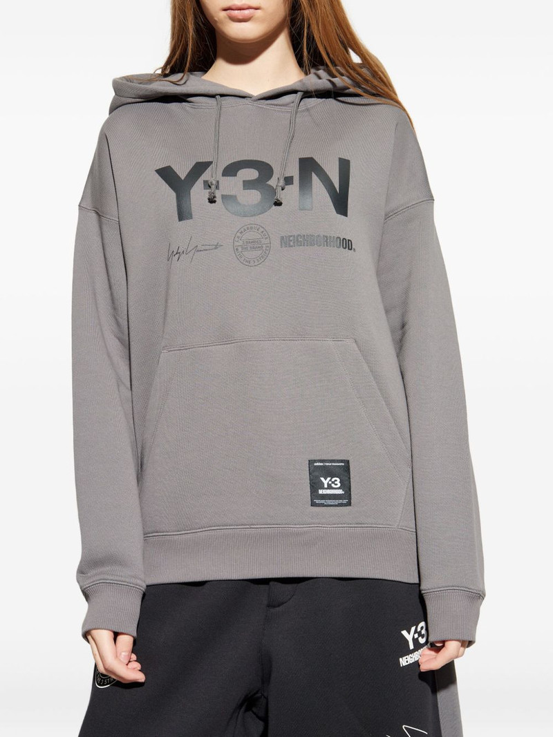 Y-3 x Neighborhood graphic-print hoodie outlook