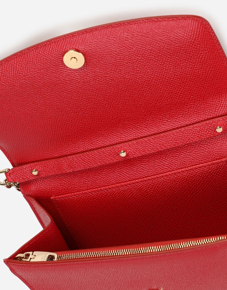 Dauphine calfskin mini bag with rhinestone-detailed DG detail - 5