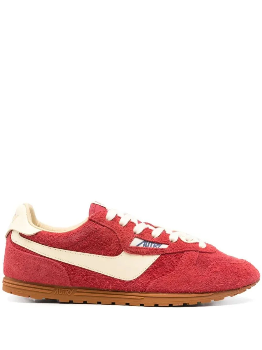 Autry "Windspin Low" Man Suede Leather Sneakers Shoes - 1