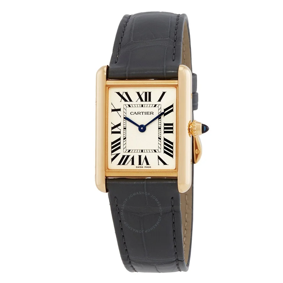 Cartier Tank Quartz Silver Dial Men's Watch WGTA0067 - 1