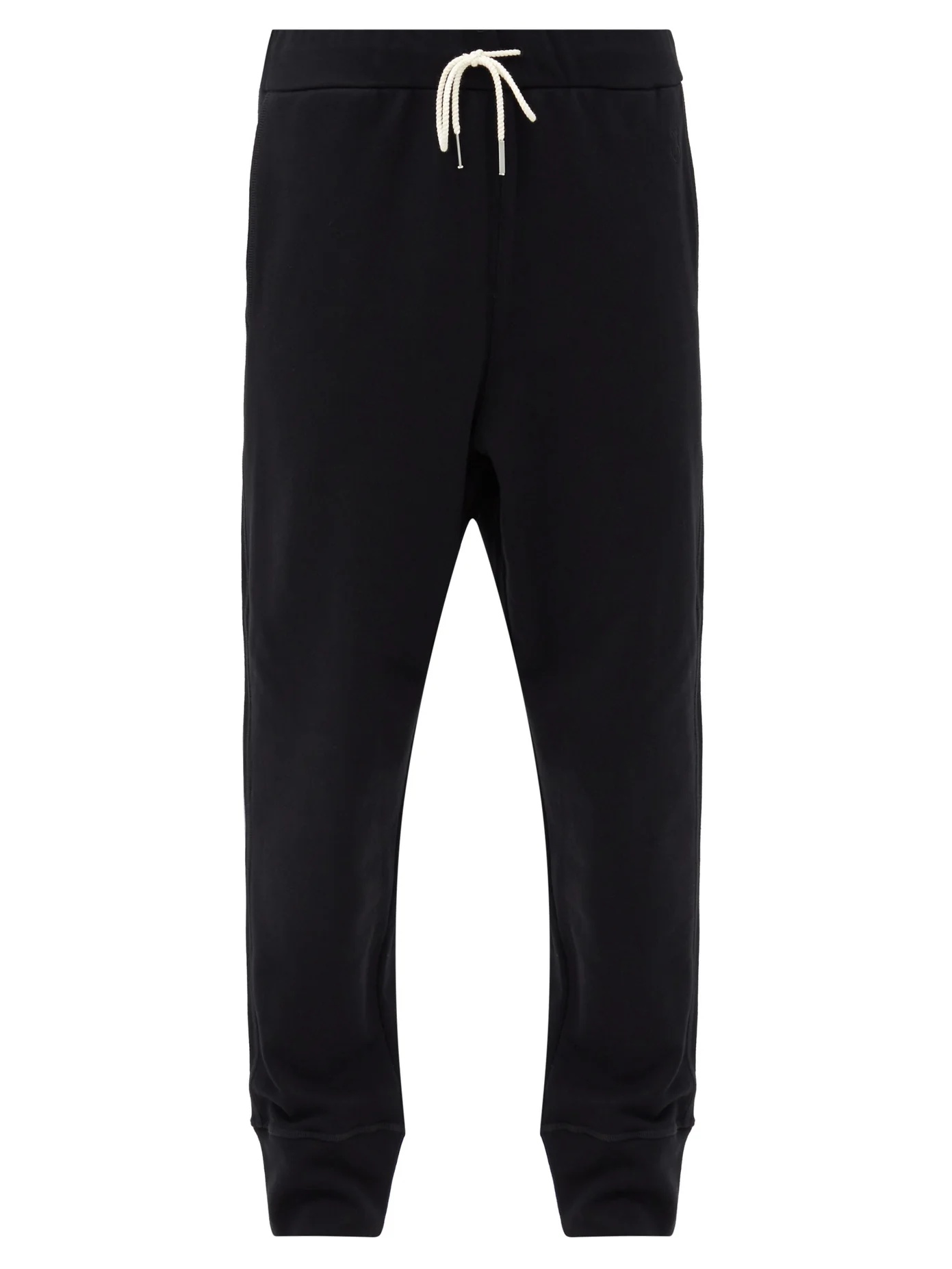 Drawstring-waist organic-cotton track pants - 1