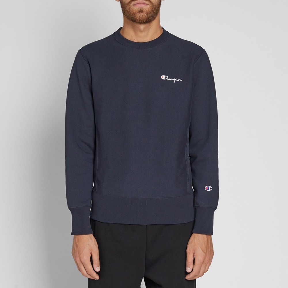 Champion Reverse Weave Script Logo Crew Sweat - 6