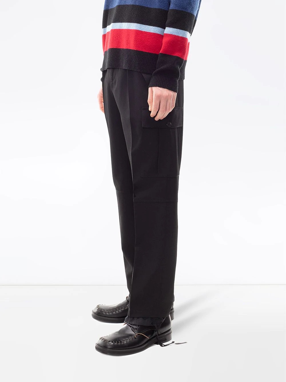 DOUBLE HEM CARGO TROUSERS - 3