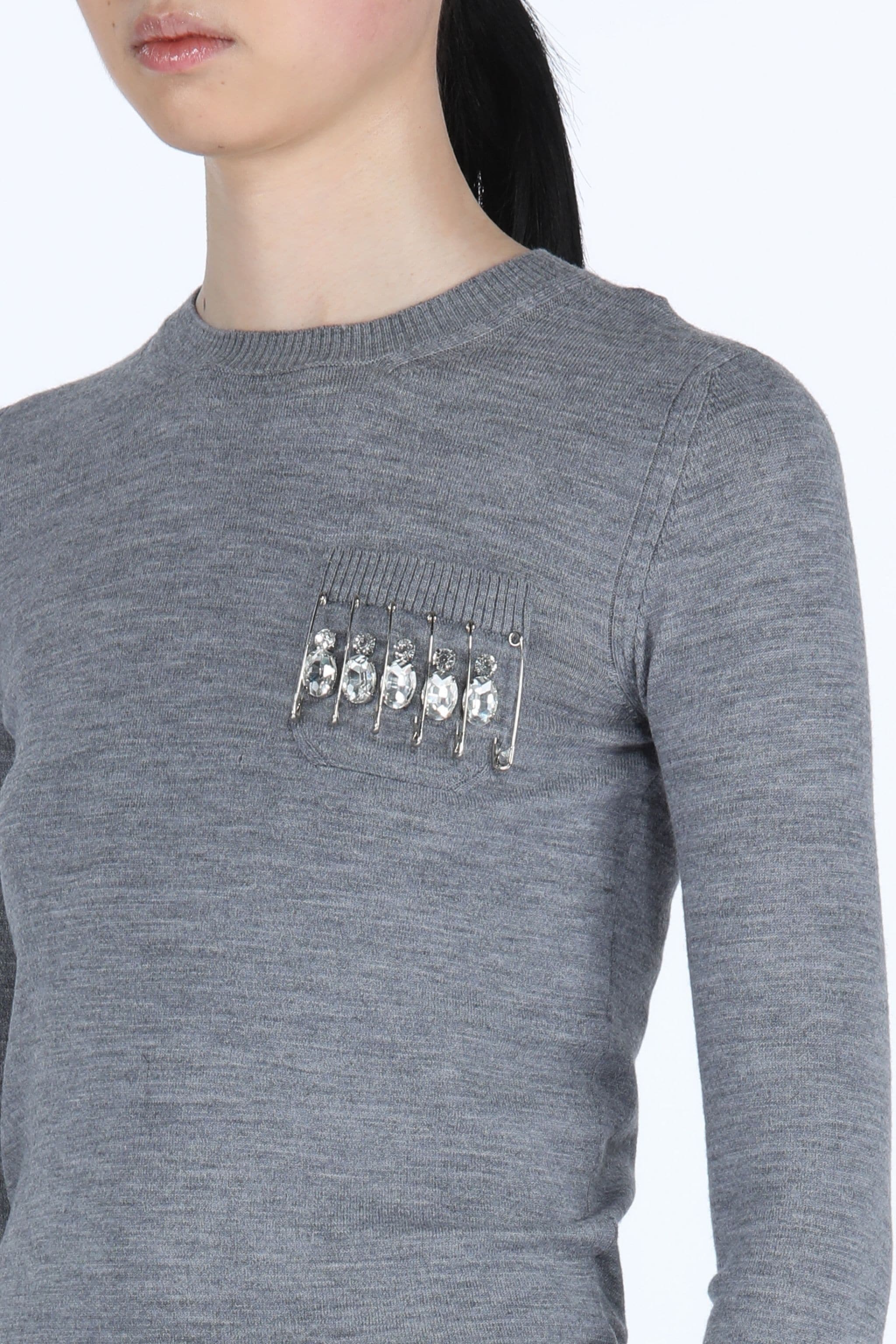 CRYSTAL-EMBELLISHED SWEATER - 5