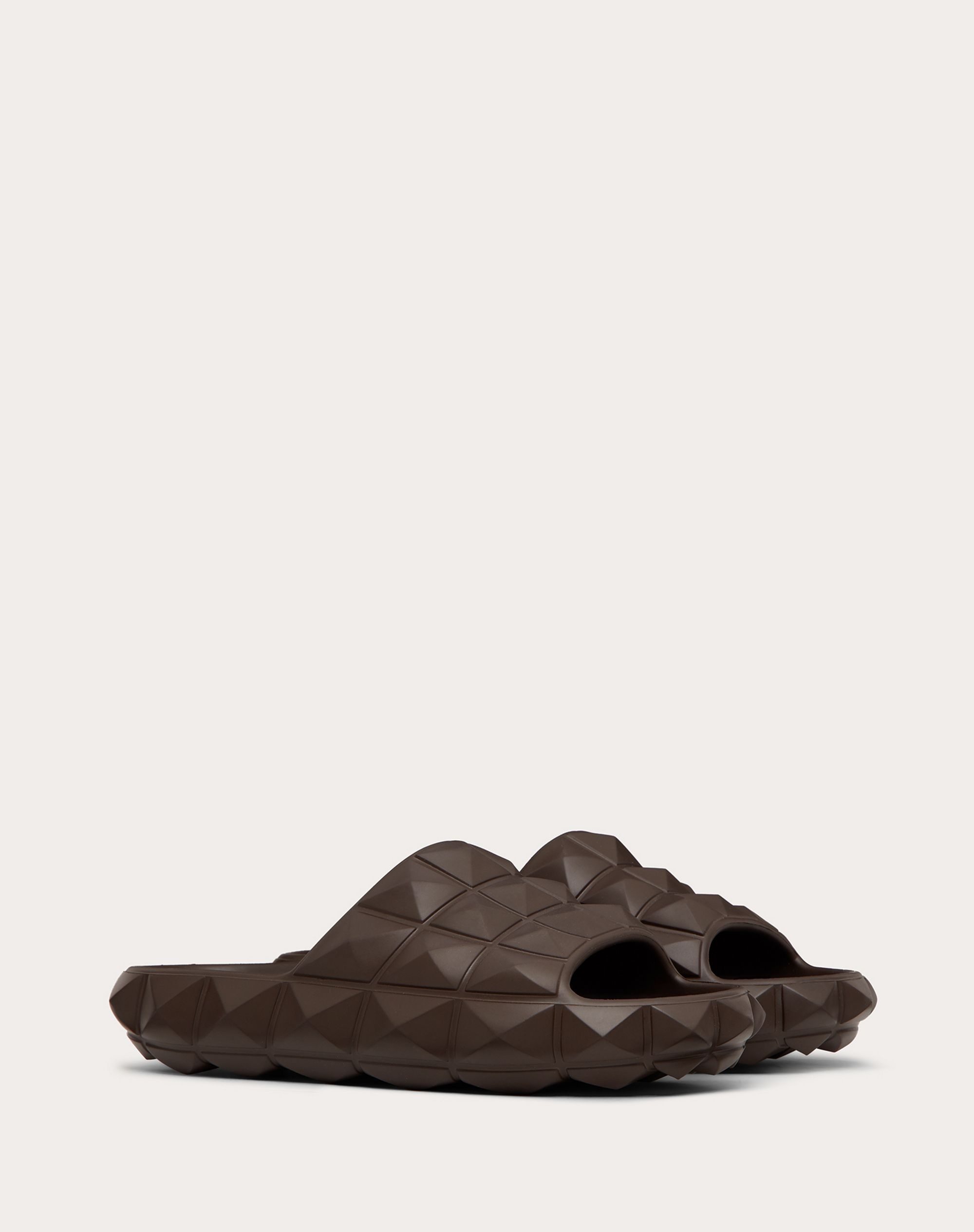ROMAN STUD TURTLE SLIDE SANDAL IN RUBBER - 2