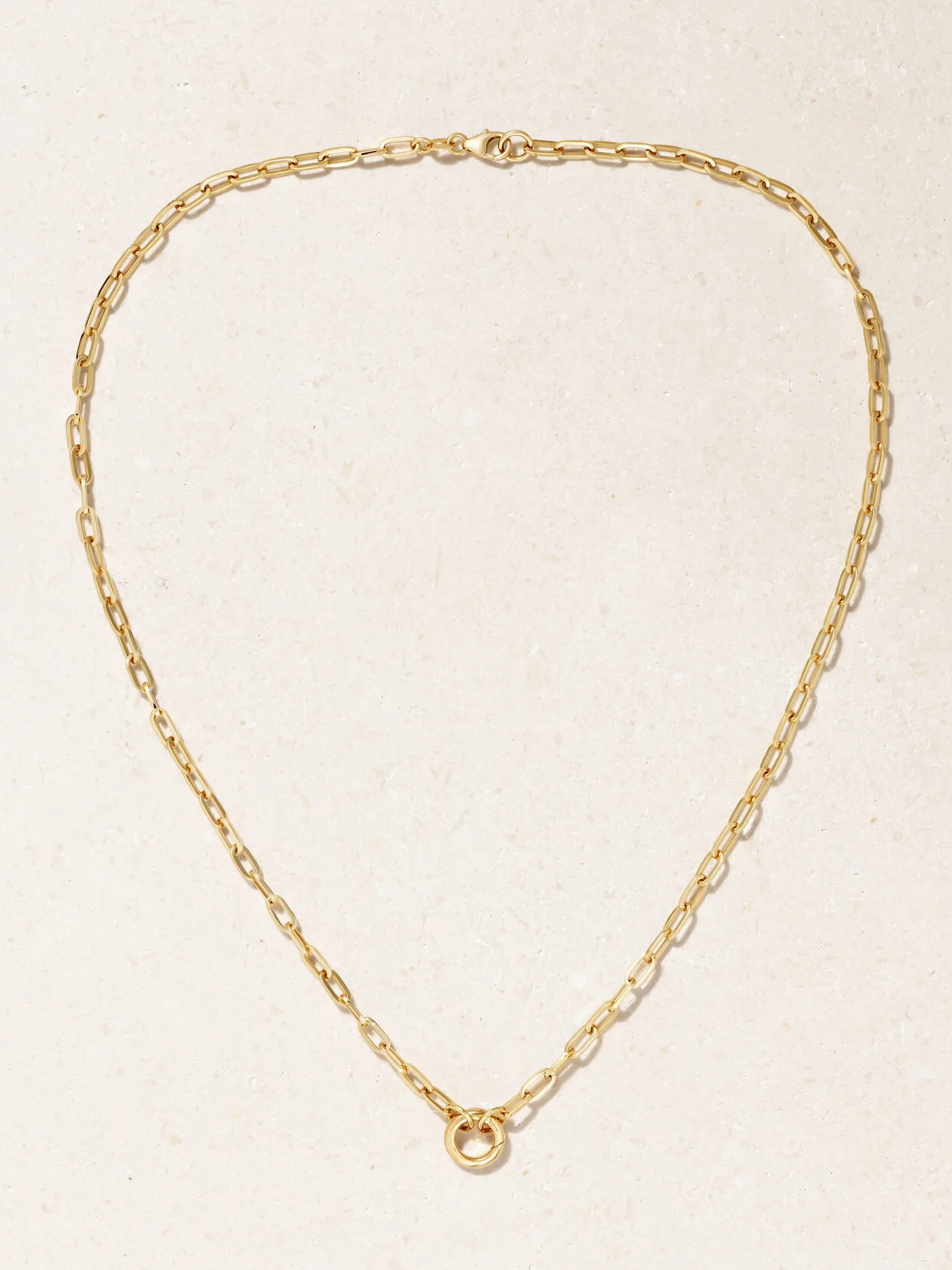 Refined Open Clip 18-karat Gold Necklace - 1