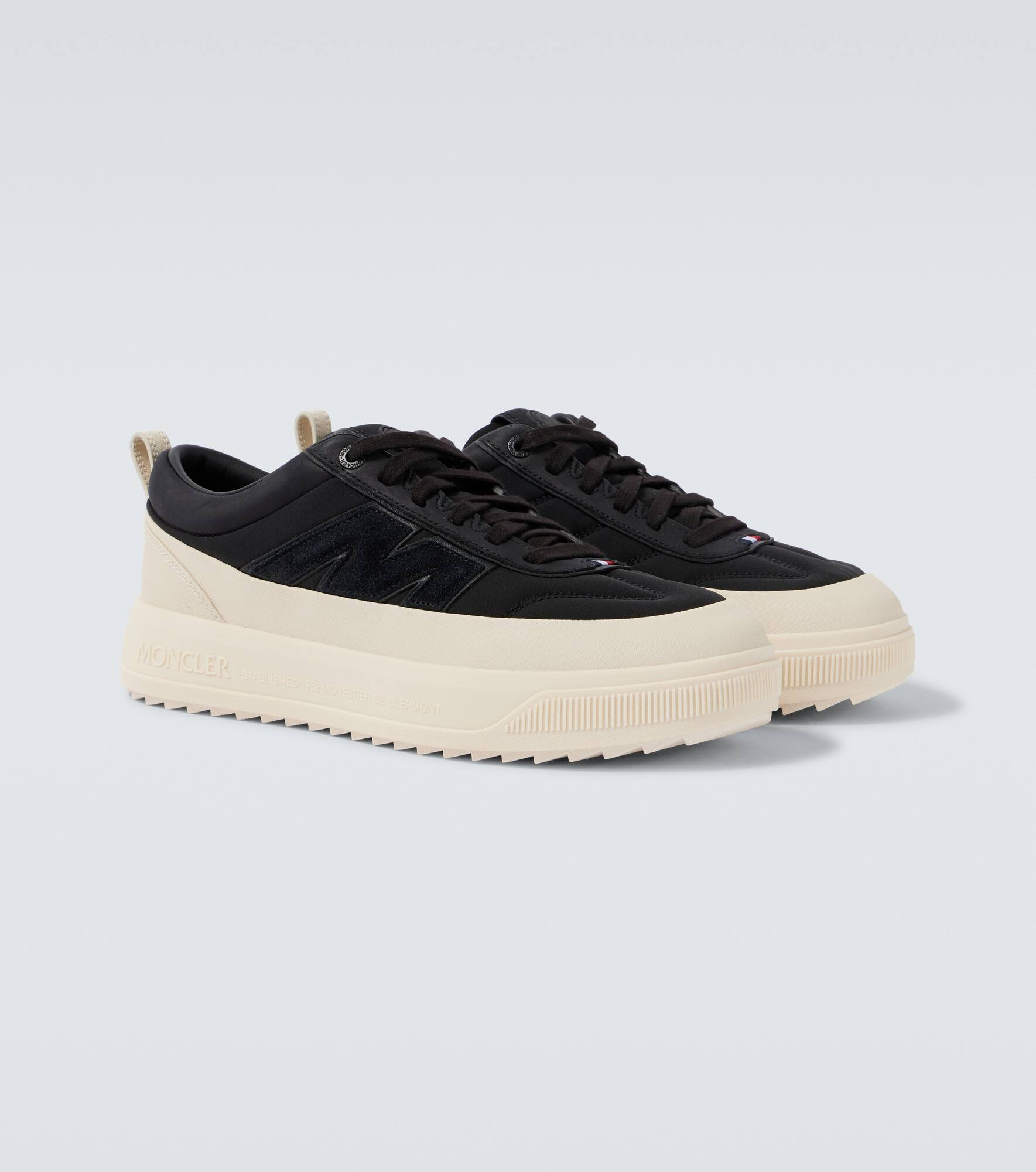 Monpulse Altive leather-trimmed sneakers - 5